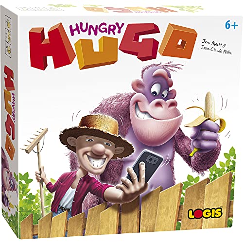 El juego de mesa Hungry Hugo I para jugar y aprender para niños, juego educativo para 2 a 4 jugadores a partir de 6 años I El juego ayuda a desarrollar el pensamiento táctico