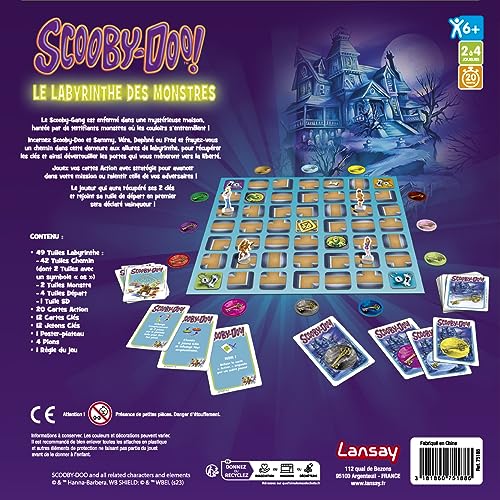 El Laberinto de los Monstruos - SCOOBY-DOO - Juego de mesa