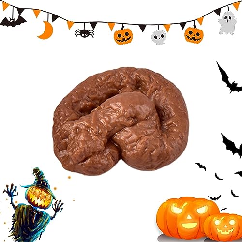 Eolaks Mierda Falsa,Divertido Juguete antiestrés, Moscas Falsas, decoración Halloween, Juguetes Caca | Juguete Realista y complicado, Accesorios Halloween, Broma a Tus Amigos