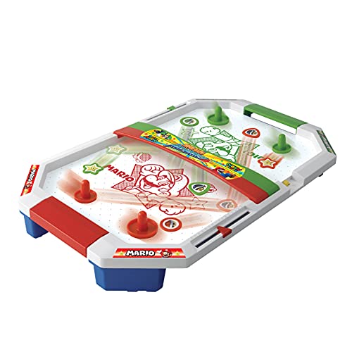 EPOCH Games 7415 Super Mario Air Hockey - Juego de Mesa & EPOCH GAMES 7397 Super Mario Hover Shell Strike - Juego de Mesa