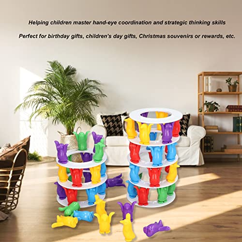 Equilibrio Block Stacking Game, Wear Resistant Tower Stacking Game Pingüinos Habilidades de pensamiento estratégico para dar regalos para una fiesta