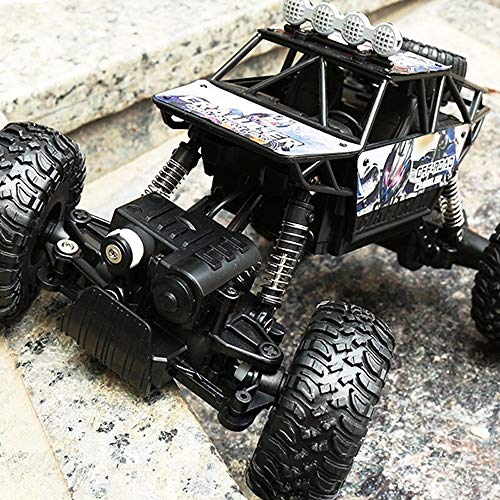 ERNP RC Cars Off-Road Rock Vehicle Crawler Truck 2.4Ghz 4WD Control Remoto de Radio de Alta Velocidad Crawlers Chariot Racing Electric Fast Race Buggy Hobby Car Niños Niñas Vacaciones Cumpleaños