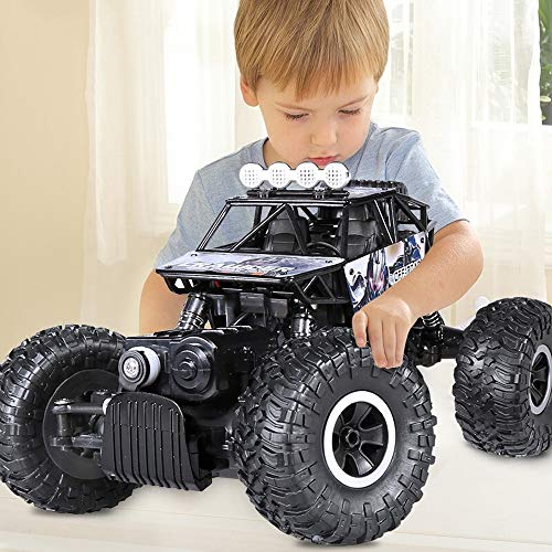 ERNP RC Cars Off-Road Rock Vehicle Crawler Truck 2.4Ghz 4WD Control Remoto de Radio de Alta Velocidad Crawlers Chariot Racing Electric Fast Race Buggy Hobby Car Niños Niñas Vacaciones Cumpleaños