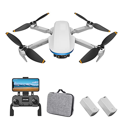 ERYUE Dron GPS con cámara 4K Cámara Dual 5GWifi FPV Quadcopter Motor sin escobillas con Bolsa de Almacenamiento Retorno de una tecla 1500 Metros Distancia de transmisión de Imagen 2 Batería