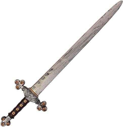 Espada de gladiador para adultos, paquete de 2 unidades, 29.5 pulgadas, accesorio perfecto para cosplay de juego de película bárbaro