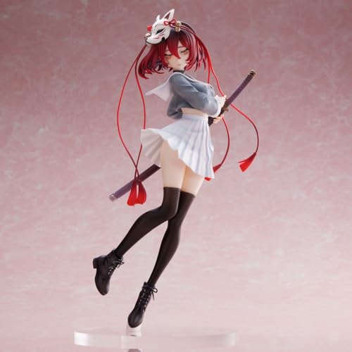 Estilo japonés JK Traje de marinero Salsa Yu Uniformes hechos a mano Jingpin Hand-do | Anime estático de la postura derecha del PVC los 26.5cm alrededor del modelo de la muchacha/los ornamentos secund