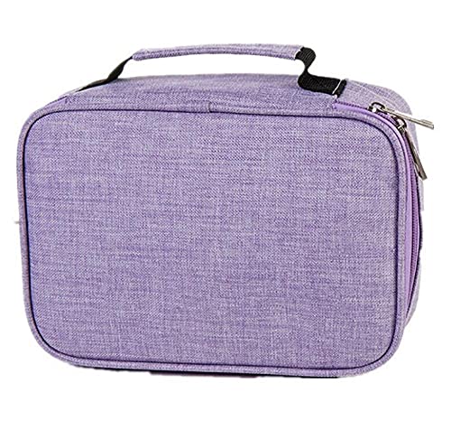 Estuche Organizador Cartuchera Estuche Escolar Estuche Lapices Bolso Caja Bolsa Kit De Papelería Cajas De Lápiz De La Escuela De Lienzo Para Niñas Muchacho Máspástico 72 Agujeros Pen Penalty Box Almac