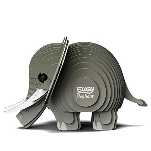 EUGY 010 Elefante. Eco-Friendly 3D Paper Puzzle