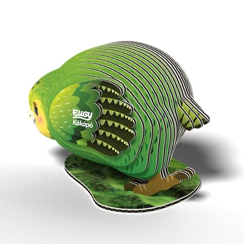 EUGY 099 Kakapo. Eco-Friendly 3D Paper Puzzle