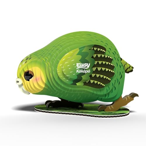 EUGY 099 Kakapo. Eco-Friendly 3D Paper Puzzle