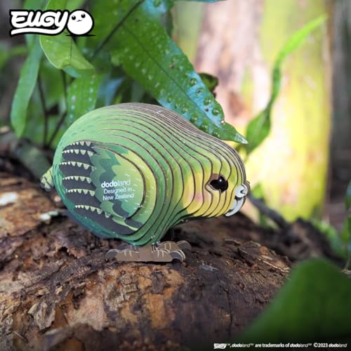 EUGY 099 Kakapo. Eco-Friendly 3D Paper Puzzle