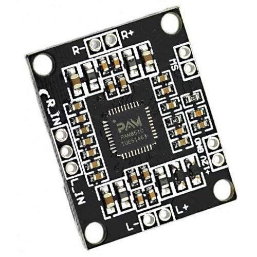 ExcLent Maitech 2 X 15W Clase D Dual Channel Digital Amplificador Board para Proyecto DIY-Negro