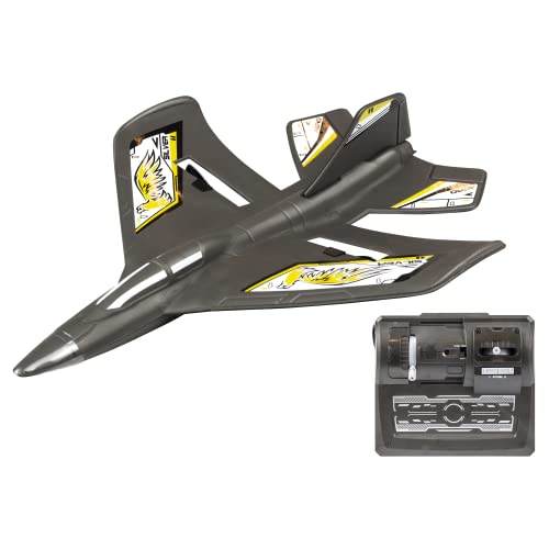 Exost Flybotic by Silverlit - Avion Teledirigido X-Twin 30 cm - Material Memory Foam - Juguete Volador - Utilización Interior/Exterior.