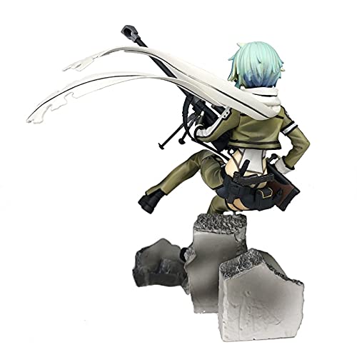 FABIIA Anime Sao Phantom Bullet Sinon Acción Figura 1/8 Sit Sit Sword Art Onlineo Pvc Pvc Modelo de Colección Pvc Estatú