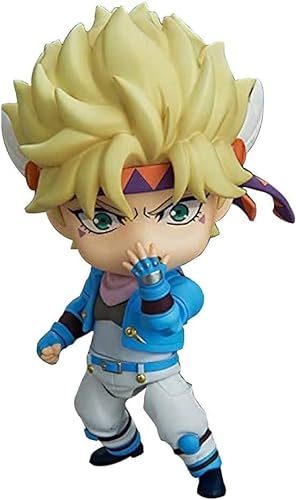 FABIIA Bizarre Adventure Action Figura Estatua de 10 Cm/3.9 Pulgadas Joweird Adventure Anime Caracteres Doll Pvc Collection Figurine Ornament Toys Doll Toys (César Anthonio Zeppeli)/César Anthonio Zep