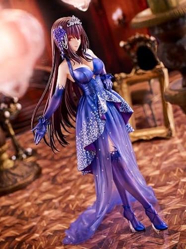 FABIIA Fate/Grand Order - Scáthach - Vestido Formal de Espíritu Heroico Ver. Figuras de Acción Buty Hot Girl Juguetes para Adultos Pvc Anime/Modelo de Personaje Del Juego/Estatua / 26Cm