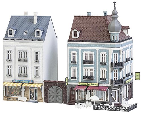 Faller FA 232387-2 Casas adosadas Beethovenstraße, Accesorios para el Modelo de ferrocarril, construcción de maquetas, 18,5 x 7,7 x 27,9 cm