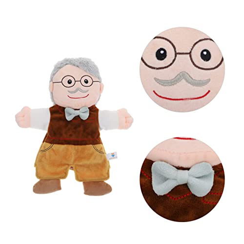 Family Pelush Hand Puppet Toys: Abuela Abuelo Familia Familia Mano Mano Pupones Fiesta Bolsa Filler Filler Filler para Pretender Imaginativo Play Papel- Jugar Storytelling Story