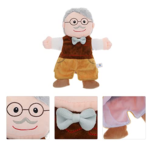 Family Pelush Hand Puppet Toys: Abuela Abuelo Familia Familia Mano Mano Pupones Fiesta Bolsa Filler Filler Filler para Pretender Imaginativo Play Papel- Jugar Storytelling Story