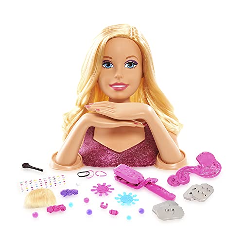 Famosa- Giochi Preziosi, Busto Barbie Deluxe, incluye 30 accesorios, a partir de 3 años (BAR17000)