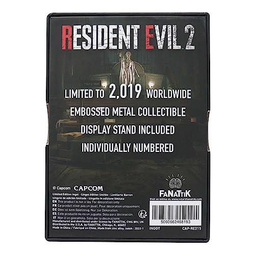 FaNaTtik Resident Evil 2 - Caja de regalo coleccionista R.P.D Welcome Pack