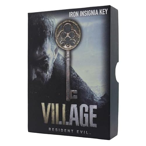 Fannatik Réplica Resident Evil 8 Village Llave Insignia Edición Limitada - Llave Resident Evil 8 - Colección Resident Evil, Licencia Oficial