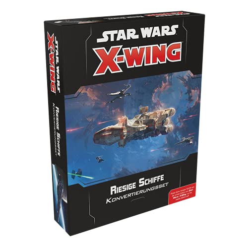 Fantasy Flight Games Asmodee FFGD4144 SW: X-Wing 2.Ed. - Enormes Barcos convertidos. - Ampliación, Juego Experto, alemán