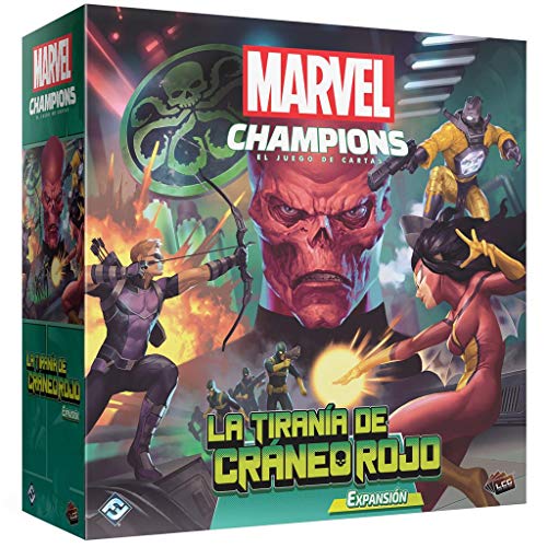 Fantasy Flight Games- Marvel Champions: El Juego de Cartas, Color (MC01ES) & Marvel Champions - La Tiranía de Cráneo Rojo - Juego de Cartas en Español