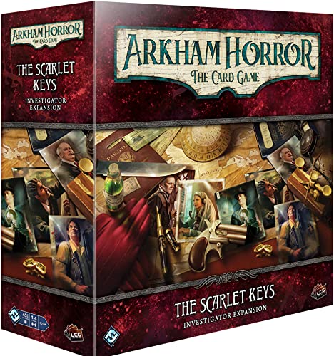 Fantasy Flight Games, The Scarlet Keys Investigator Expansion: Arkham Horror The Card Game, Juego de Cartas, a Partir de 14 años, 1-4 Jugadores, 45 Minutos de Tiempo de Juego, FFGAHC69