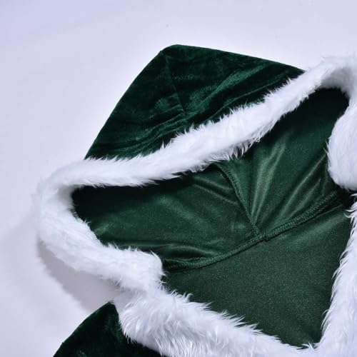 FASLOLSDP Vestido de noche de Navidad liso para mujer, disfraz de espectáculo de escenario medieval para mujer, casco de guerra medieval (verde, XL)