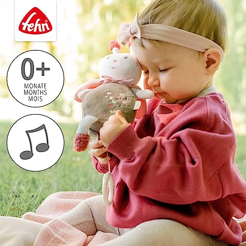 Fehn - Juguete musical con cuerda 154658, con mecanismo musical extraíble, para bebés y niños pequeños de 0 meses en adelante, dimensiones: 16 cm