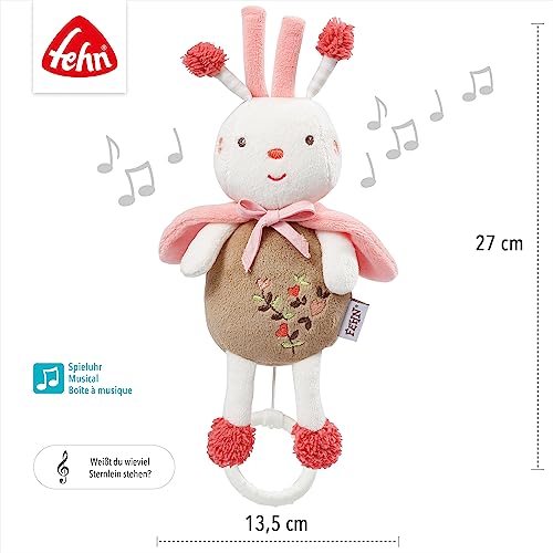 Fehn - Juguete musical con cuerda 154658, con mecanismo musical extraíble, para bebés y niños pequeños de 0 meses en adelante, dimensiones: 16 cm