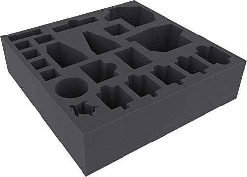 Feldherr BXMEBJ080BO Bandeja de Espuma de 80 mm con 20 Compartimentos es Compatible con Rising Sun: Caja Daimyo - Monstruos