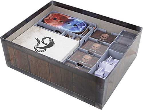 Feldherr Organizador Bandeja de Espuma Compatible con Gloomhaven: Jaws of The Lion - Caja del Juego de Mesa