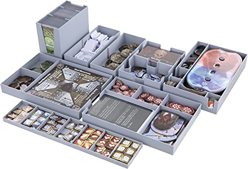 Feldherr Organizador Bandeja de Espuma Compatible con Gloomhaven: Jaws of The Lion - Caja del Juego de Mesa