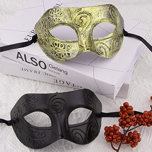 FEQO 32 Piezas Máscaras Venecianas Mascarada Máscara Vintage Mascarada Antique Mascaras Media Cara Máscara Hombres Mujeres para Carnaval Halloween Disfraz