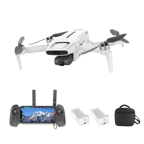 FIMI X8 MINI V2 Drone con Cámara 4K, 31 Mins Tiempo de Vuelo, 9KM Transmisión de Video, menos de 249g Ultraligero 3-Axis Gimbal GPS Quadcopter para Adultos Principiante, Auto Retorno, Clase C0