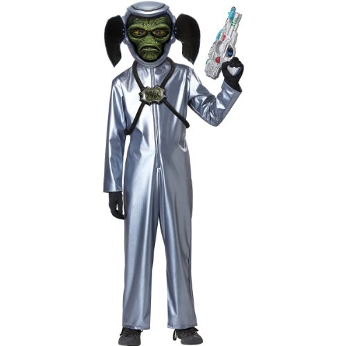 First Contact Alien Jumpsuit Costume Child Medium 8-10