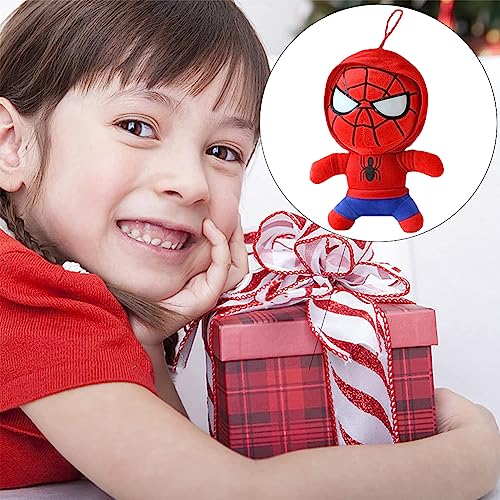 FISAPBXC Marvel Juguetes de Peluche Spiderman Almohadas de Peluche para Anime Juguetes de Peluche de Dibujos Almohadas Pillow Cushion Decoration Muñeca para Regalar a Niños y Niños Favoritos 35cm