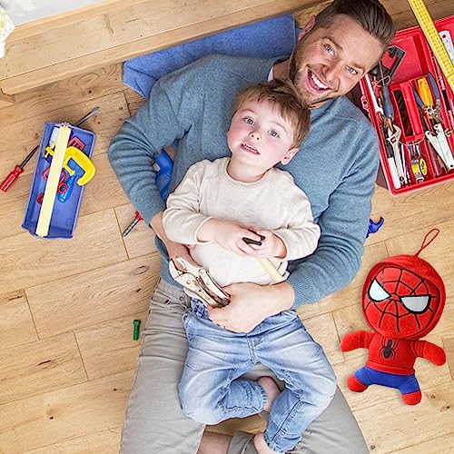 FISAPBXC Marvel Juguetes de Peluche Spiderman Almohadas de Peluche para Anime Juguetes de Peluche de Dibujos Almohadas Pillow Cushion Decoration Muñeca para Regalar a Niños y Niños Favoritos 35cm