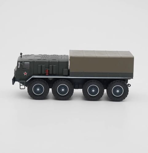 FMOCHANGMDP Maqueta Tanque de Guerra,Soviet MAZ 535A Transport Tractor Metal Militares Escala 1/72, Juguetes y Regalos para Niños, 4.7 x 1.9 Pulgadas