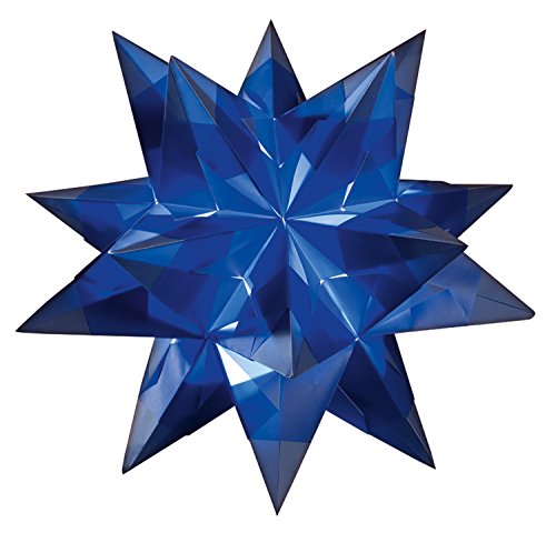 Folia 836/3030 Bascetta - Set de papeles transparentes de 30 x 30 cm para construcción de estrellas (32 hojas) color azul [Importado de Alemania]