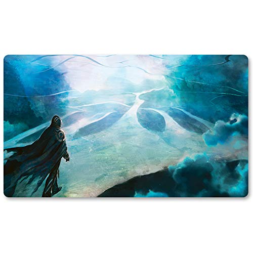 Four leaves Jace Beleren Planeswalking,DE - MTG Spielmatten + Gratis Impermeable Tasche,MTG Playmate Table Mat, MTG Mouse Pad,Dustproof and Waterproof for Support MTG Combat