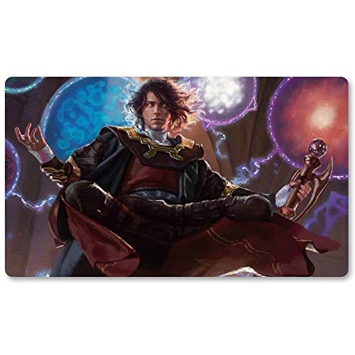 Four leaves Jodah, Archmage Eternal - Juego de cartas de comercio Magic MTG Playmat Free Bolsa impermeable Tabla Mat Juegos Mouse pad Tamaño 60X35 cm Compatible para MTG TCG CCG RPG DTCG