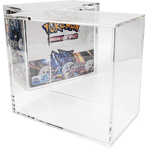 Friki Monkey Caja de Almacenamiento Acrílica para Pokemon Booster Box: Protege Cajas Pokemon – Medidas de Pokemon Display de Cajas Pokemon de 36 Sobres (3 Unidades)