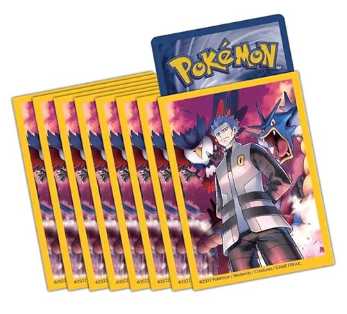 Friki Monkey Fundas para caja de entrenamiento Elite para Pokémon (65fundas),muestra tus cartas con las fundas promocionales de Pokémon ETB,para tarjetas Pokémon (Cyrus Premium Tournament Collection)