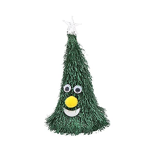 Frutas Madera Para Cortar Adornos de Navidad Singing Cap Niños Sombreros Eléctrico Navidad Swing Tree Novedad juguete divertido juegos para s 3-6 Meses, d, Talla única