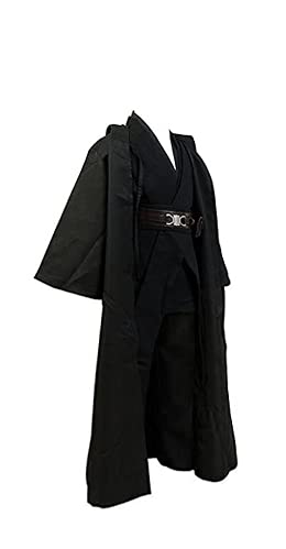 Fuman Jedi Robe Obi Wan Kenobi Mace Windu Dark Jedi Cosplay Disfraz Halloween Disfraz para Kin-der Anzug Uniform