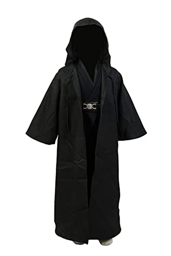 Fuman Jedi Robe Obi Wan Kenobi Mace Windu Dark Jedi Cosplay Disfraz Halloween Disfraz para Kin-der Anzug Uniform