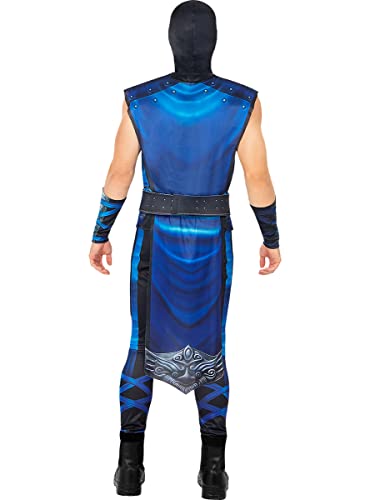 Funidelia | Disfraz de SubZero Mortal Kombat para hombre Videojuegos, Mortal Kombat - Disfraz para adultos y divertidos accesorios para Fiestas, Carnaval y Halloween - Talla M